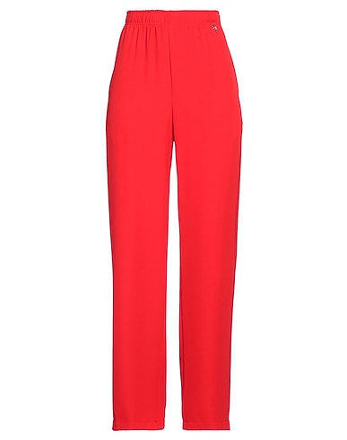GAI MATTIOLO Casual trouser ROSSO 95% Polyester, 5% Elastane