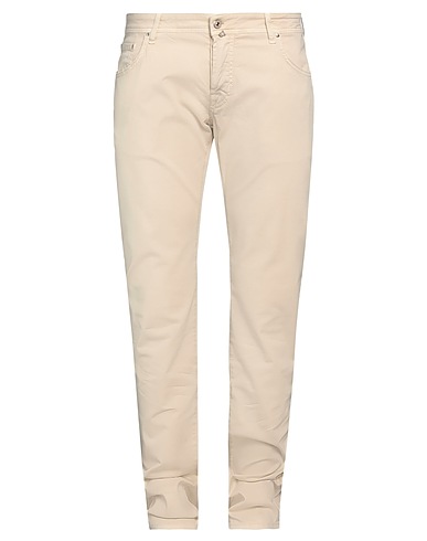 JACOB COHЁN Casual trouser Beige 55% Cotton, 42% Lyocell, 3% Elastane