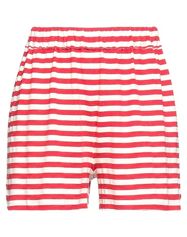 EM...MA Shorts & Bermuda Ivory 35% Viscose, 30% Cotton, 30% Polyester, 5% Elastane