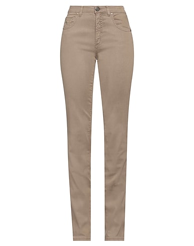 MARANI JEANS Denim pants Khaki 62% Lyocell, 35% Cotton, 3% Elastane