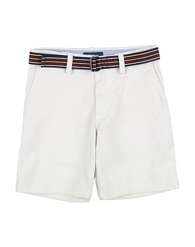 POLO RALPH LAUREN Shorts & Bermuda  Straight Fit Flex Abrasion Twill Short 
 Off white 98% Cotton, 2% Elastane