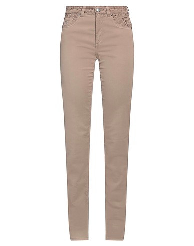 MARANI JEANS Casual trouser Khaki 98% Cotton, 2% Elastane