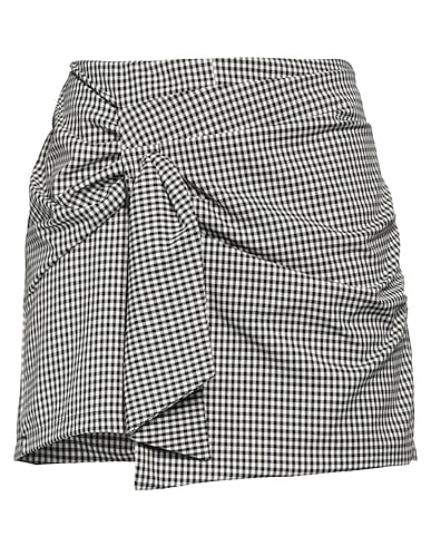 MIRONCÈ Shorts & Bermuda Black 63% Polyester, 33% Viscose, 4% Elastane, Cotton