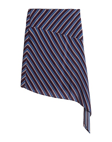 KATIA GIANNINI Midi skirt Plum 65% Viscose, 35% Silk