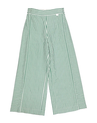 MONNALISA Casual trouser Green 90% Viscose, 10% Polyester