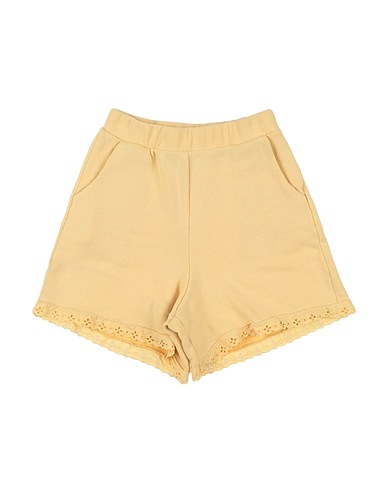 LE PETIT COCO Shorts & Bermuda Yellow 70% Cotton, 30% Polyester