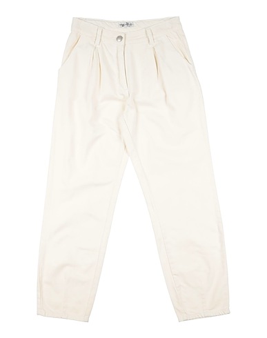 Y-CLÙ Casual pants White 100% Cotton