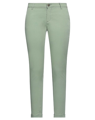 FRACOMINA Pantalone Verde salvia 98% Cotone, 2% Elastan