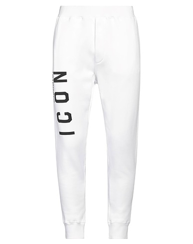 DSQUARED2 Pantalone Bianco 100% Cotone, Elastan
