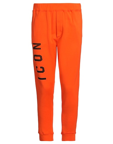 DSQUARED2 Casual trouser Orange 100% Cotton, Elastane