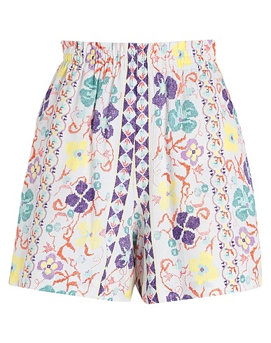 SEE BY CHLOÉ Shorts & Bermuda White 55% Viscose, 35% Linen, 10% Cotton