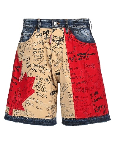 DSQUARED2 Denim shorts Blue 100% Cotton