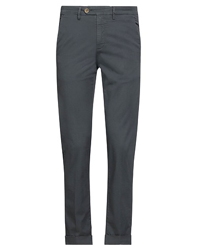 SEVENTY VENEZIA Casual trouser Lead 96% Cotton, 4% Elastane, Horn