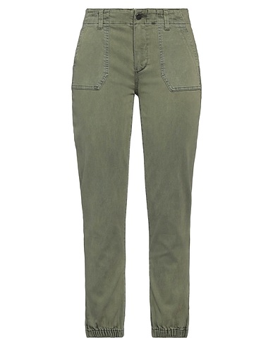 PAIGE Denim pants Military green 57% Cotton, 34% Rayon, 9% Lycra®
