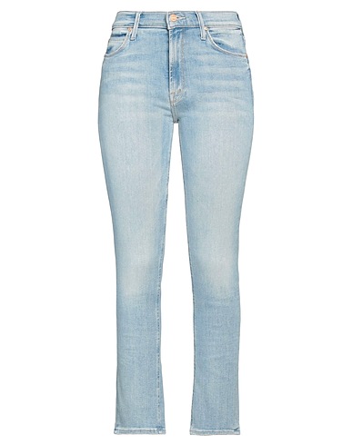 MOTHER Denim trousers Blue 81% Cotton, 11% Lyocell, 6% Polyester, 2% Elastane