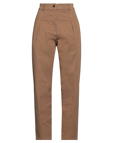 8PM Casual trouser Camel 98% Cotton, 2% Elastane