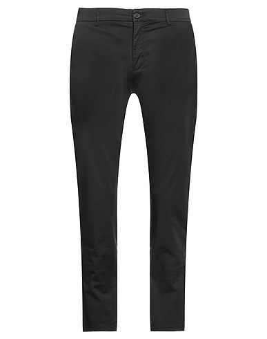 DEPARTMENT 5 Casual trouser Black 97% Cotton, 3% Elastane