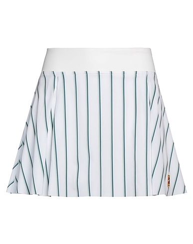 NIKE Mini skirt White 86% Polyester, 14% Elastane