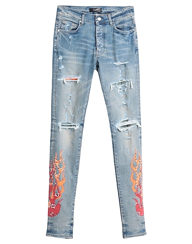 AMIRI Denim trousers Blue 92% Cotton, 6% Elastomultiester, 2% Elastane