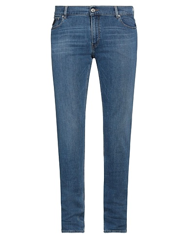 TRUSSARDI Denim pants Blue 94% Cotton, 4% Elastomultiester, 2% Elastane