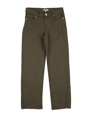 KIDS ONLY Denim trousers Military green 98% Cotton, 2% Elastane
