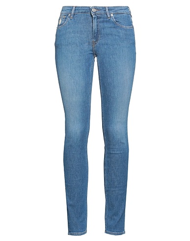 TRUSSARDI Denim trousers Blue 80% Cotton, 13% Hemp, 5% Elastomultiester, 2% Elastane