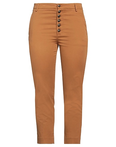 DONDUP Casual pants Camel 98% Cotton, 2% Elastane