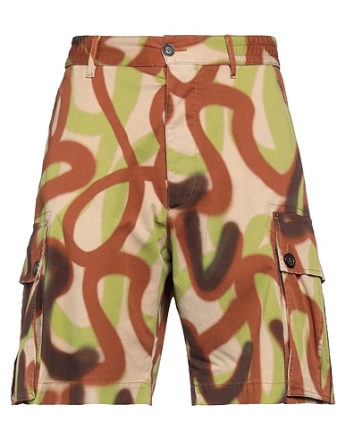 DSQUARED2 Shorts & Bermuda Brown 97% Cotton, 3% Elastane