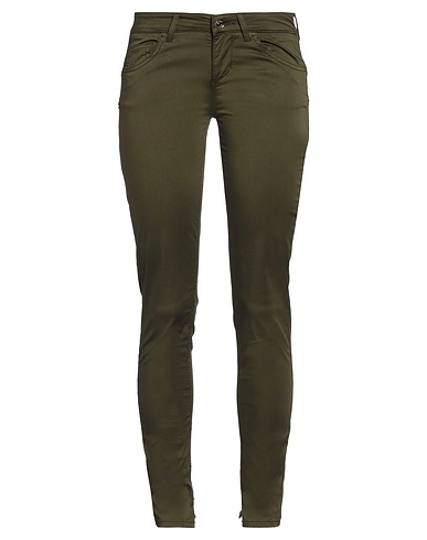 LIU •JO Casual pants Military green 96% Cotton, 4% Elastane