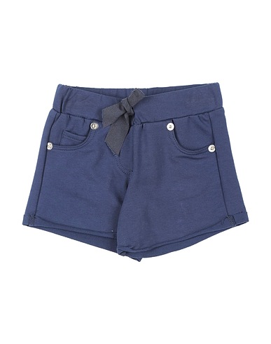 Q COME QUORE Shorts & Bermuda Midnight blue 95% Cotton, 5% Elastane