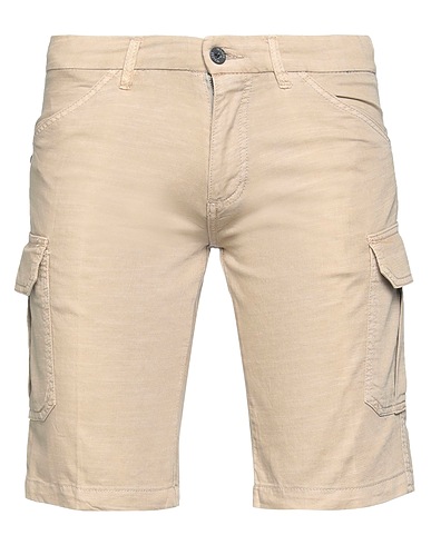 YES ZEE by ESSENZA Shorts & Bermuda Beige 90% Cotton, 10% Linen