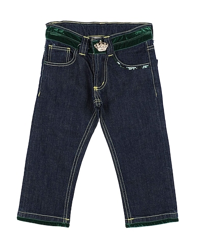 PAESAGGino Denim trousers Blue 99% Cotton, 1% Lycra®