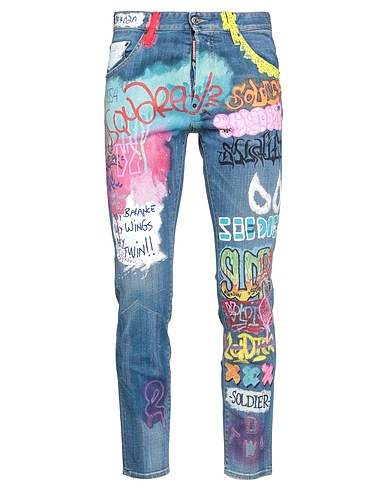 DSQUARED2 Denim pants Blue 98% Cotton, 2% Elastane