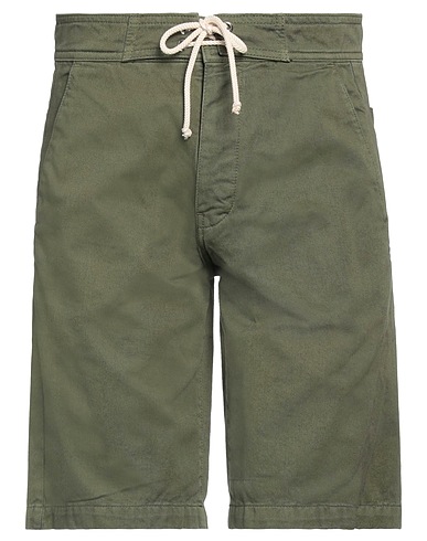 SOCIÉTÉ ANONYME Shorts & Bermuda Verde militare 100% Cotone