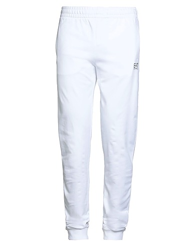 EA7 Casual trouser White 100% Cotton