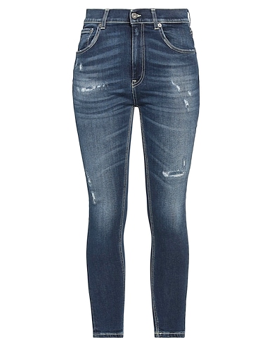 DONDUP Denim trousers Blue 99% Cotton, 1% Elastane