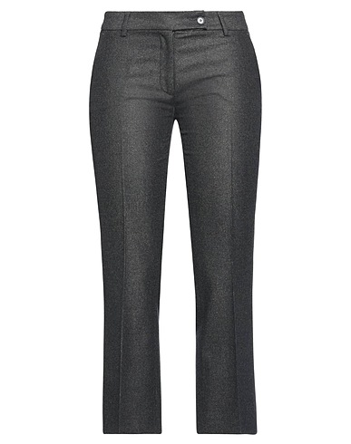 KANGRA Casual trouser Charcoal 96% Virgin Wool, 2% Metal, 1% Polyamide, 1% Elastane