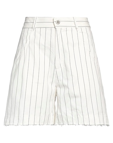 NOUMENO CONCEPT Shorts & Bermuda Avorio 99% Cotone, 1% Elastan