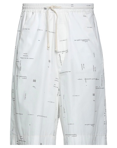 SOCIÉTÉ ANONYME Shorts & Bermuda White 100% Cotton