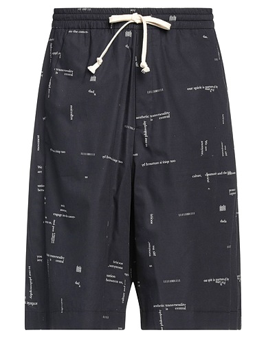 SOCIÉTÉ ANONYME Shorts & Bermuda Nero 100% Cotone