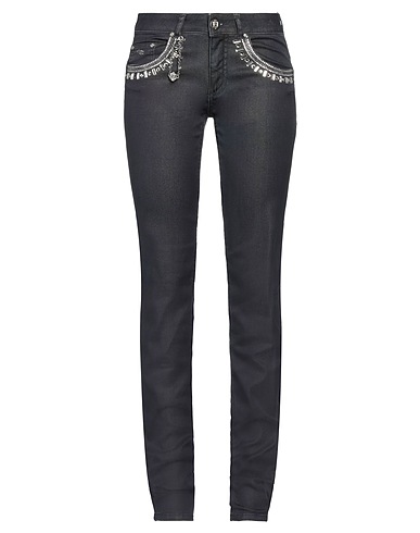 ANGELO MARANI Denim pants Blue 70% Cotton, 28% Polyamide, 2% Elastane