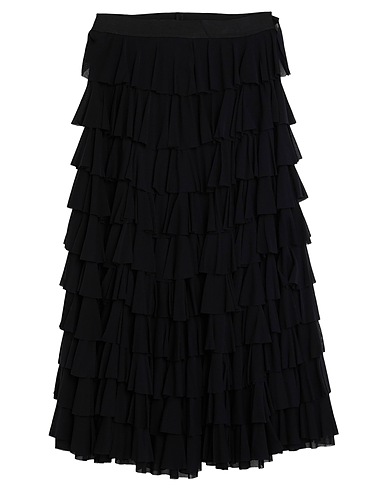 NORMA KAMALI Midi skirt Black 100% Nylon