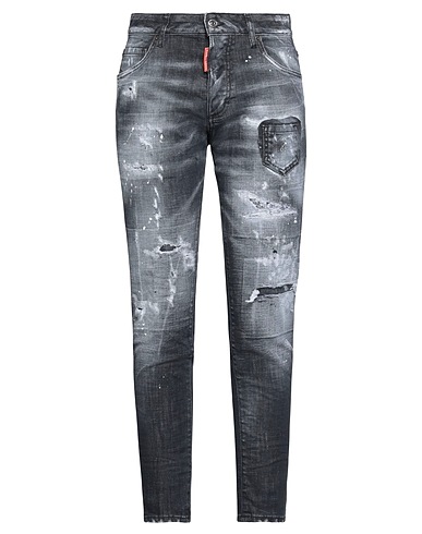 DSQUARED2 Denim pants Black 98% Cotton, 2% Elastane