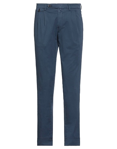 BRIGLIA 1949 Casual trouser Navy blue 97% Cotton, 3% Elastane