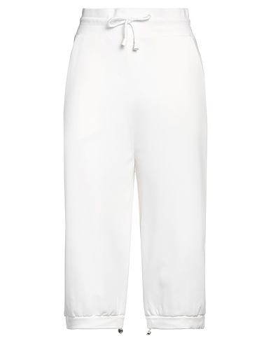MICHAEL DASS Casual trouser White 71% Viscose, 24% Polyamide, 5% Elastane