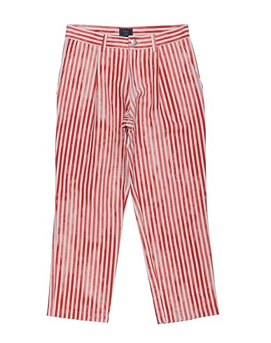 FAY Casual trouser Rust 52% Linen, 48% Cotton, Soft Leather