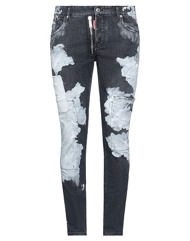 DSQUARED2 Denim pants Black 92% Cotton, 6% Elastomultiester, 2% Elastane