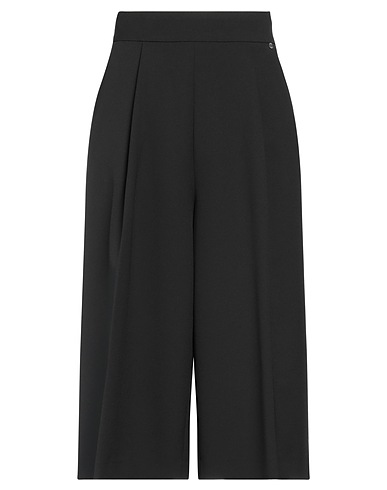 ANGELO MARANI Casual trouser Black 88% Polyester, 12% Elastane