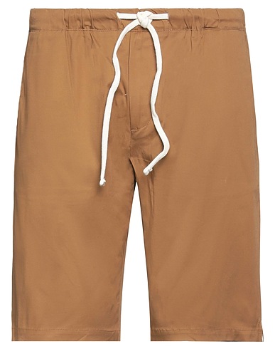NO.W Shorts & Bermuda Light brown 97% Cotton, 3% Elastane, Polyester