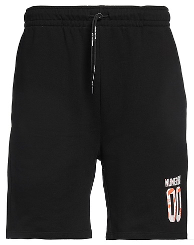 NUMERO 00 Shorts & Bermuda NERO 100% Cotton